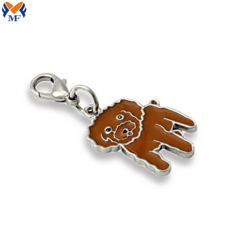 Custom charm keychain with your logo