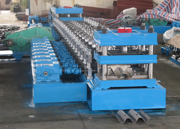 Highway Guardrail Galvanized W Shape Beam Roll Forming Machine