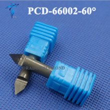 Diamond Marble stone tools 60degree PCD cnc router engraving bits for Grantie