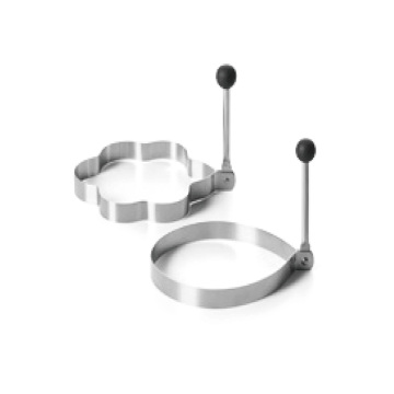 stainless steel egg ring set/2