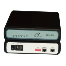 ASIC-based 2-wire 2.3Mbps Ethernet bridge SDSL modem