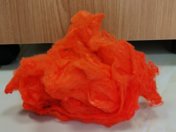 Dope Dye Orange Meta-aramid Fiber