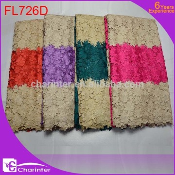 2016 african cord lace guipure lace with flower african style net lace fabric