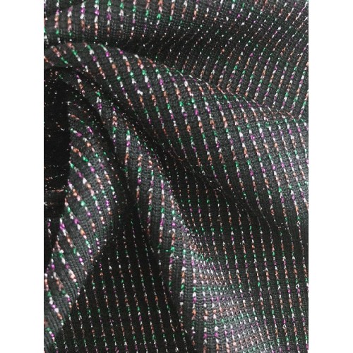 Metallic Lurex Stretch Knit Fabric