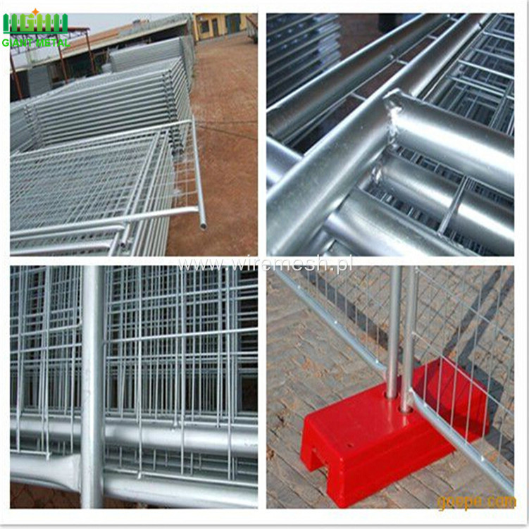 galvanized crowd control barriers fence