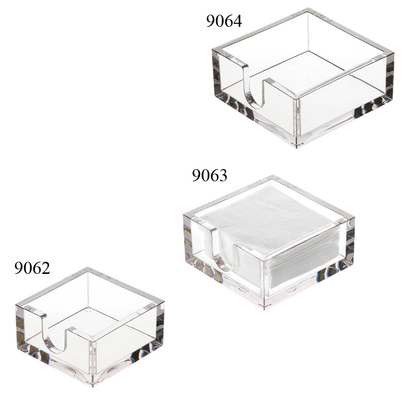 Rectangular Tissue Box Hard Plastic Tissue Box Holder Hotel Unbreakable Clear Napkin Holder