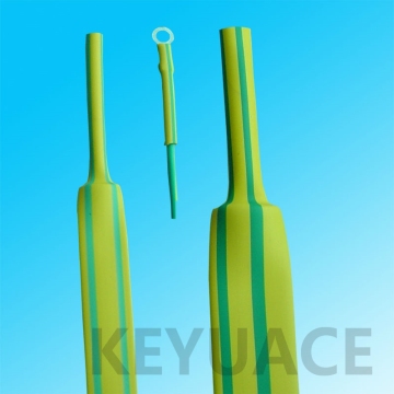 Identification Use Green Yellow Heat Shrink Sleeve