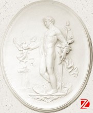 Lady wall relief sculpture