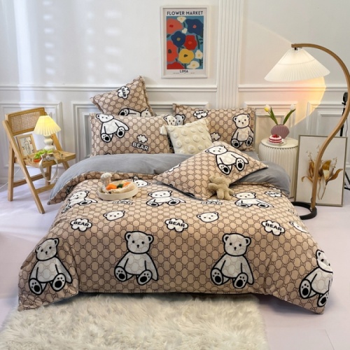 220gsm milk velvet four-piece bedding sets