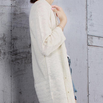 Ladies cardigan cotton cardigan long sleeve fashion cardigan