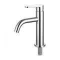 Single-lever cold water tap wall-mounted