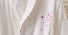 100% cotton thickening abric cut pile cotton bathrobes for children