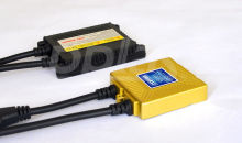 Car High Intensity Discharge Hid Mini Ballast 12v / 35w Golden Casing