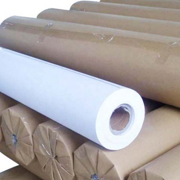 914mm Width White Hotseal Plotter Paper Rolls for CAD Engineering Printing