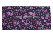 Ladies fashion flower pattern head wrap