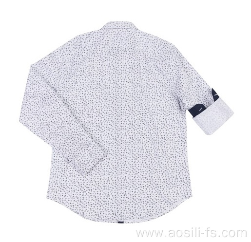 Custom Men's Long Sleeve Woven Shirts