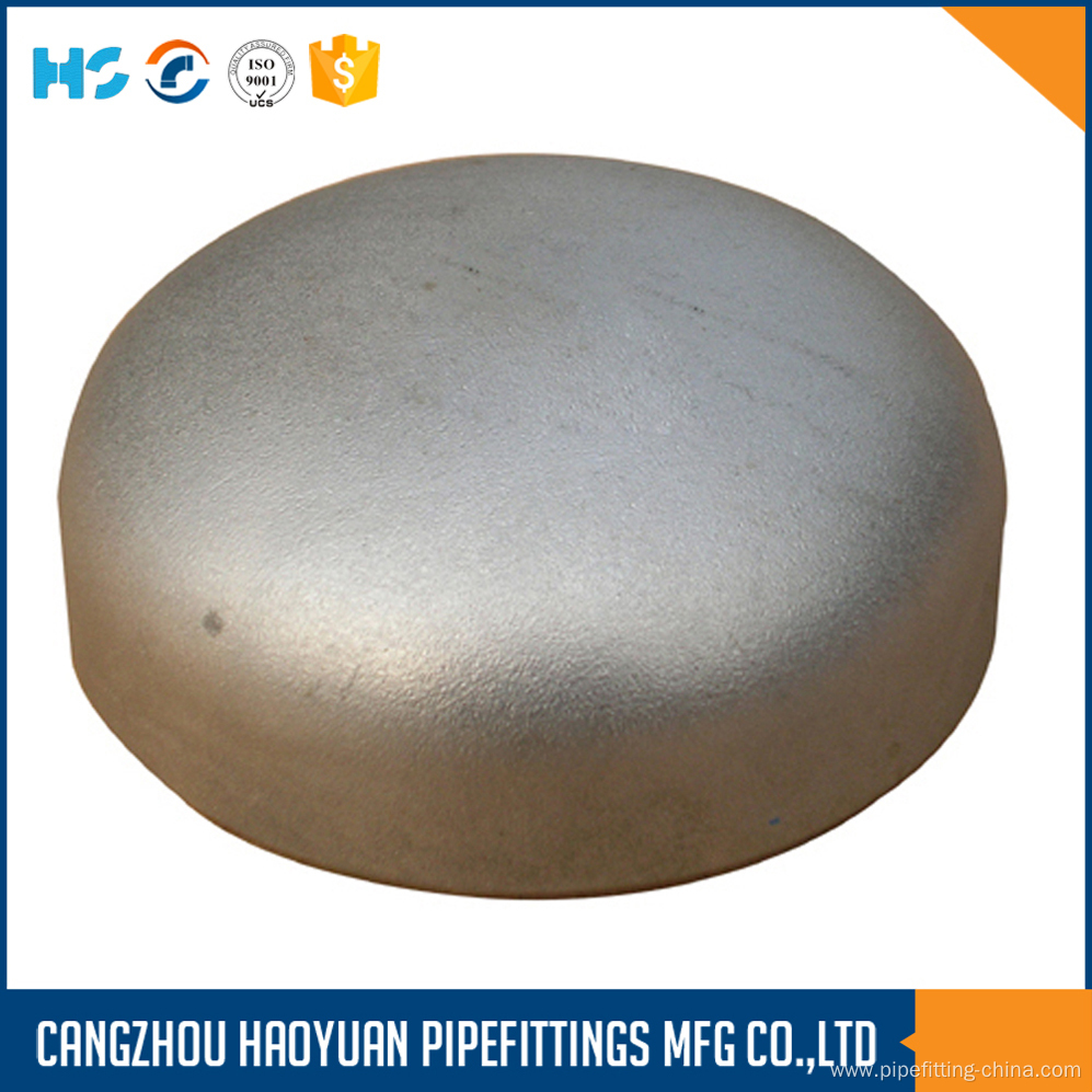 ASME B16.9WPB Sch80 Carbon Steel Seamless Cap