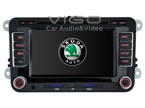 6.5 Inch Green Pal Ntsc Car Stereo Sat Nav For Skoda Octavia Fabia Vso7088