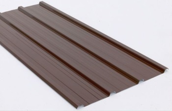 Color corrugated steel board