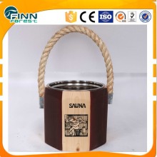 Finn Forest Guangzhou factory sauna accessories sales KD-005D 5L small durable sauna bucket
