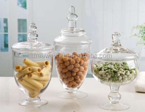 Candy Jar để trang trí (tất cả kích thước, kiểu dáng, màu sắc)