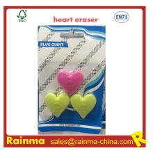 Heart Eraser forma com logotipo em relevo