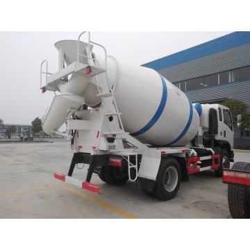 mobile concrete mixer with self loading