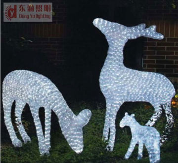 LED Motif Light - 3D Sculpture Reindeer Light