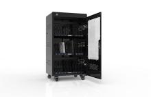 30 laptop charging computer cart with storage
