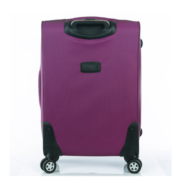 fabric luggage bags purple color strong trip bags