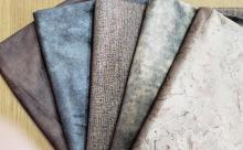 Polyester Printed Embossed Holland Velvet Fabric for Sofa