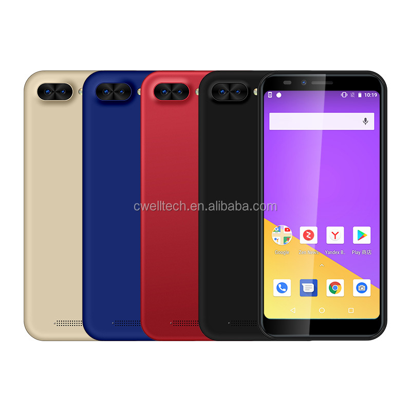 UNIWA M5503L 5.5 Inch Android 10.0 Triple Camera OEM Mobile Phone Quad Core NFC 4G LTE Android Smart Phone