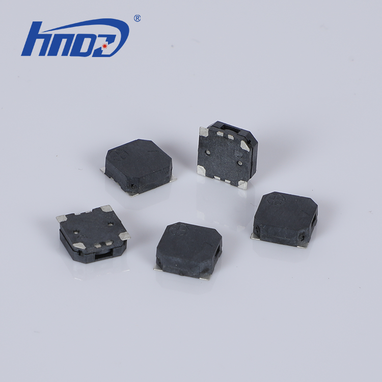 Zumbador de transductor magnético SMD de 7.5x7.5x2.5mm 3.6V