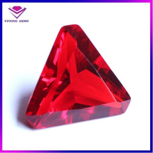 Red Rubies Trillion Cut Corundum 6*6mm Earring Main Ruby Stone
