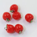 Nouveau Charme Fruits Rouges En Forme 3D Perles Résine Cabochon Simulation Alimentaire 100 pcs/sac Enfants BRICOLAGE Artisanat Décor Perles