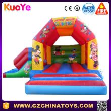 kids train trampoline bed infaltable bouncer