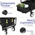 Folding Portable Hand Cart with Removable Canopy