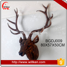 Wholesale Decorative Artificial Deer Head Wall Decor