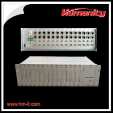 FE1 to Ethernet converter rack chassis