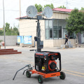 Torre de iluminación móvil de haluro de metal de 1600W y 4000W con gasolina o generador diesel