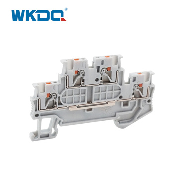 PTTB 1.5/S Double Level Push In Terminal Block Din Rail 1.5 Mm2