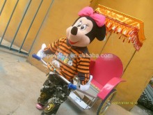 Robot rickshaw manual rickshaw for kids