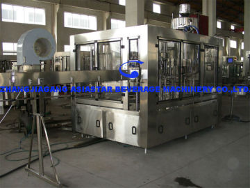 Automatic 3 in 1 orange juice washing filling capping machine