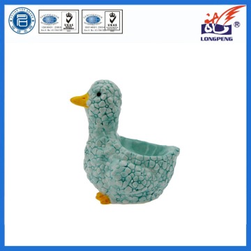 Cute Animal duck design egg cup holders wholesale,ceramic duck egg holders