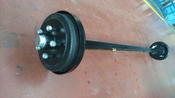 Axle trailer assembly
