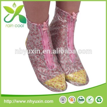 Best selling OEM fashional high heel rain shoe cover for Ladies