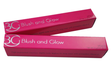Pink Folding Glossy Custom Lipstick Box