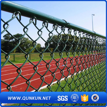 Baseball fields chain link fence