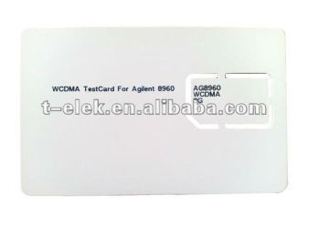 Standard-Sim WCDMA Test Card for AG8960 Mobile Phone 3G Test Card
