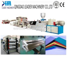 pvc free foamed plastic plate extrusion line